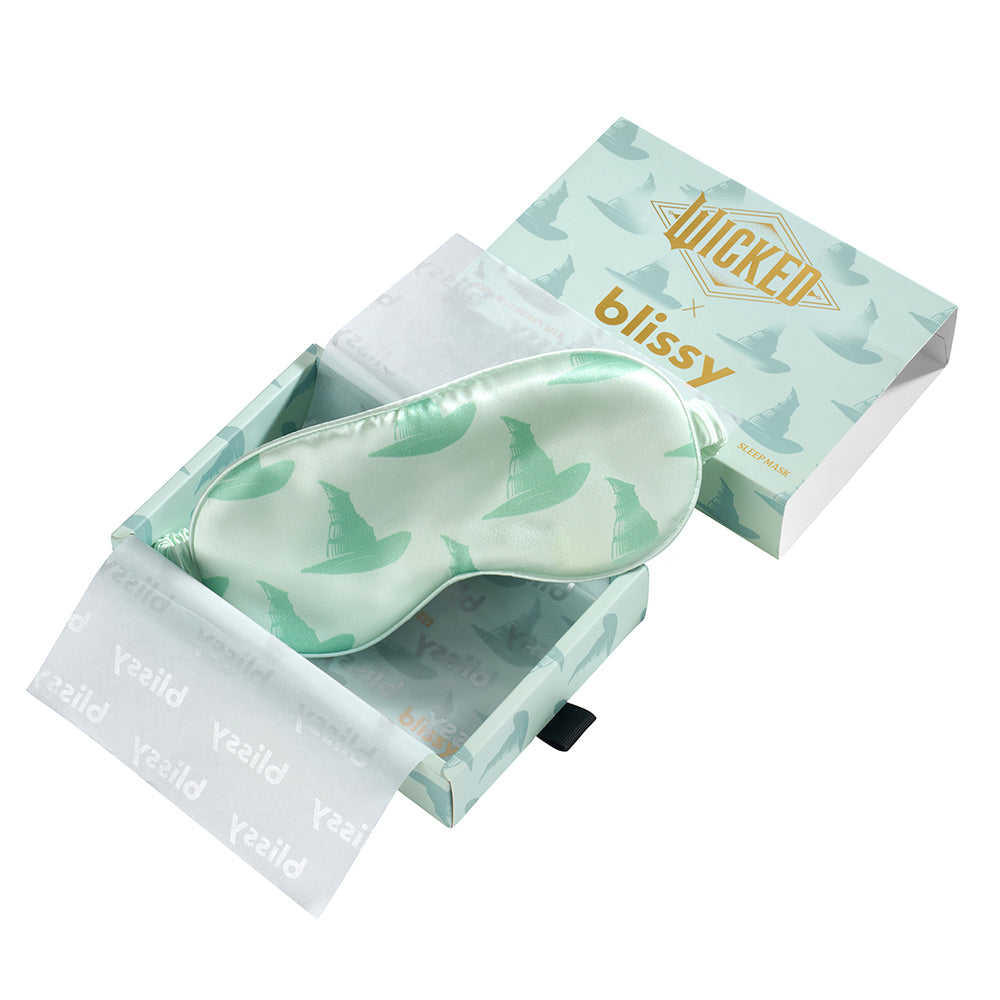 Blissy Wicked Silk Sleep Mask Detail –