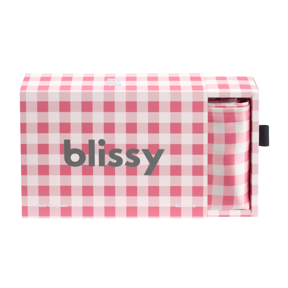 Pillowcase - Rose Gingham - King