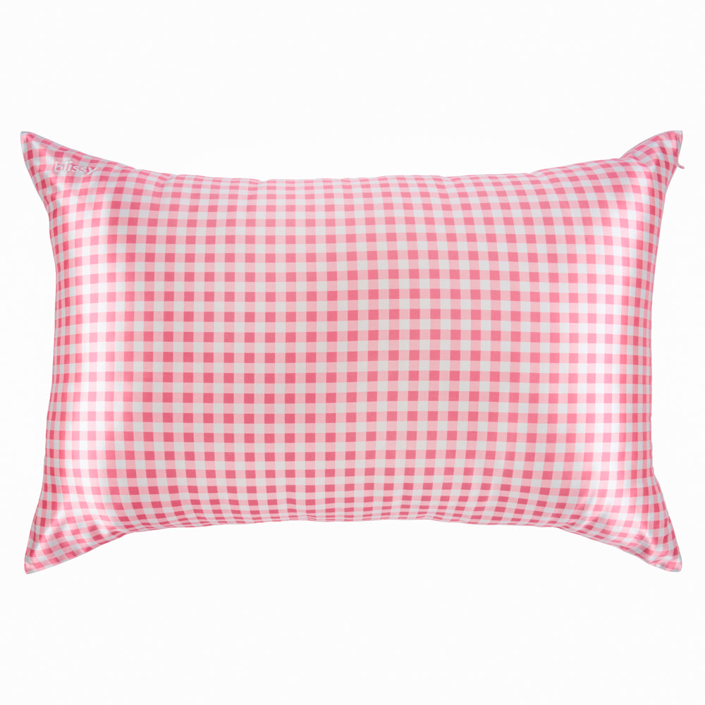 Pillowcase - Rose Gingham - King