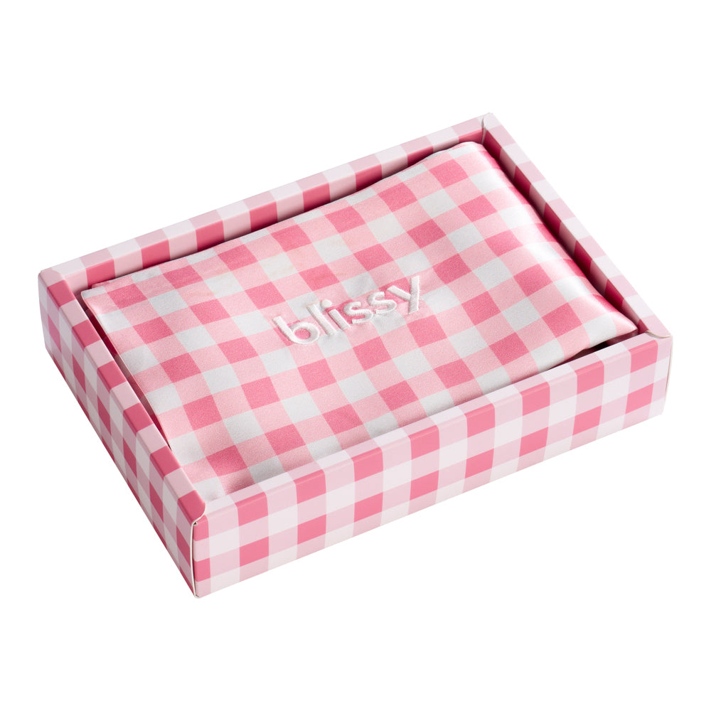 Pillowcase - Rose Gingham - King