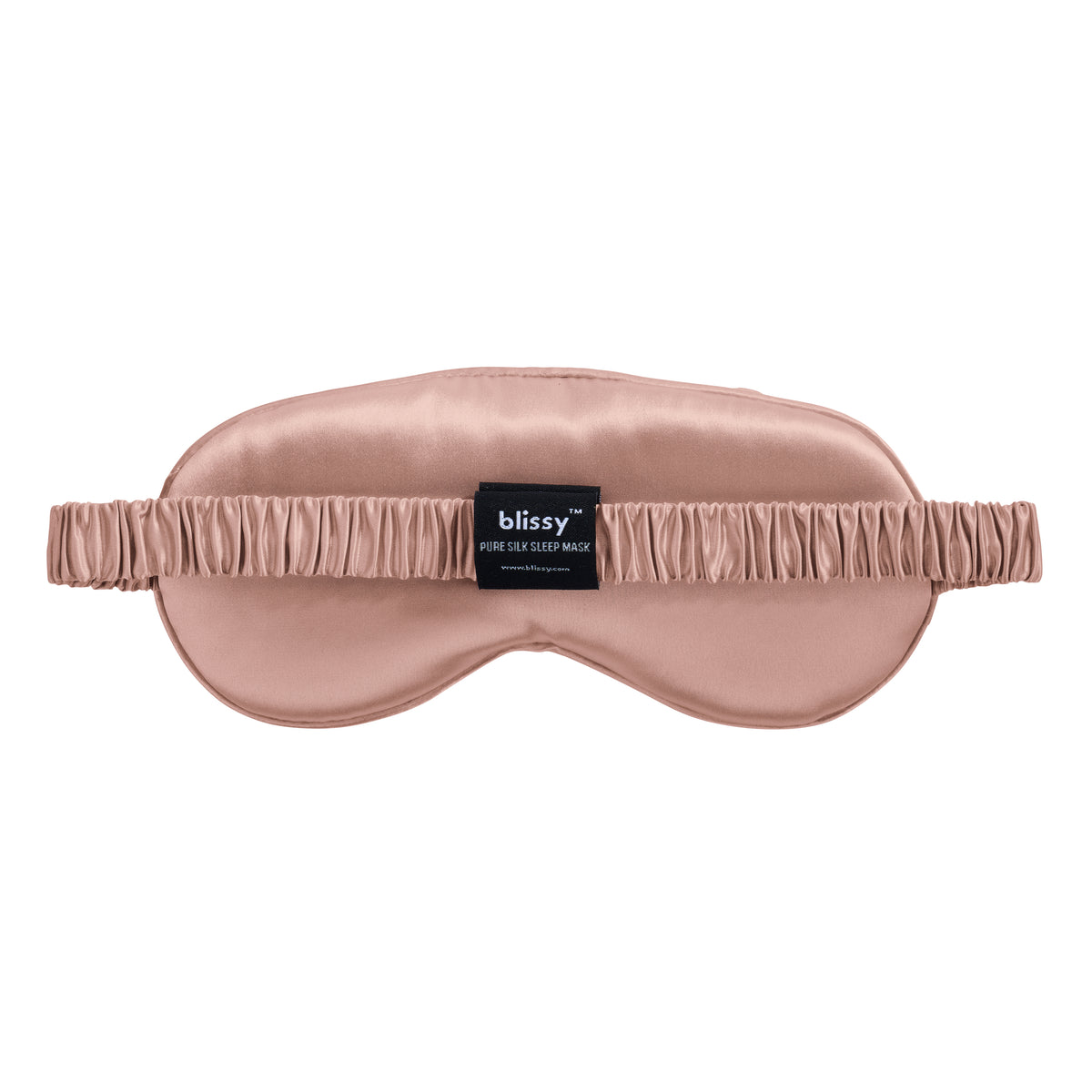 Blissy Rose Gold Sleep Mask Lifestyle – Mulberry Silk