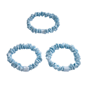 Blissy Skinny Scrunchies - Sky Blue