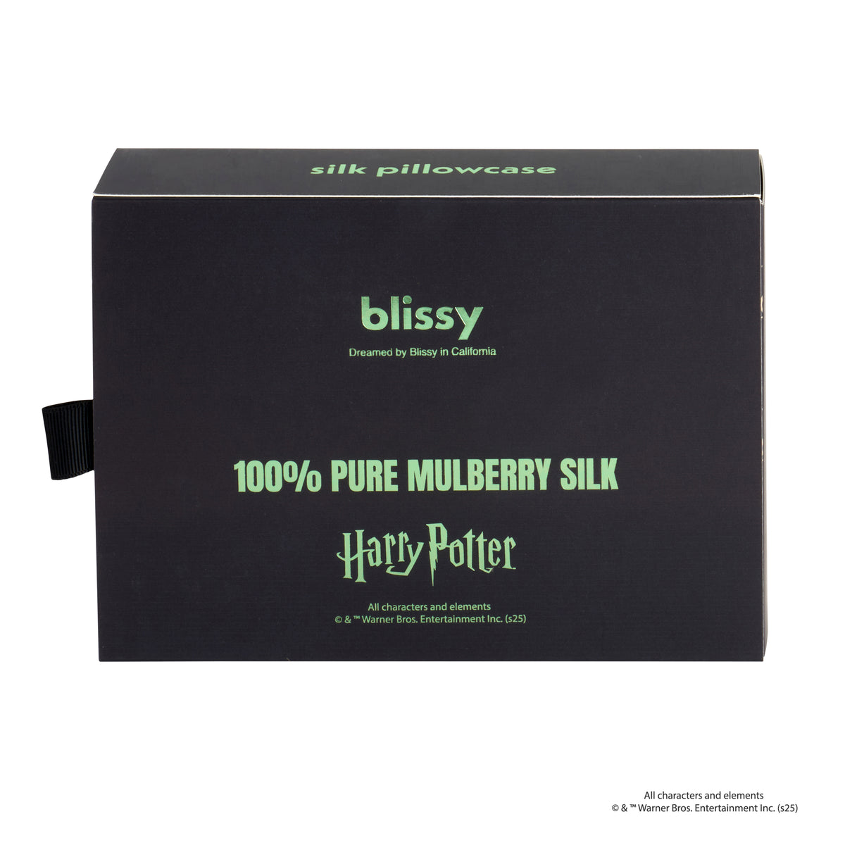 Blissy Harry Potter Silk Pillowcase Detail – King