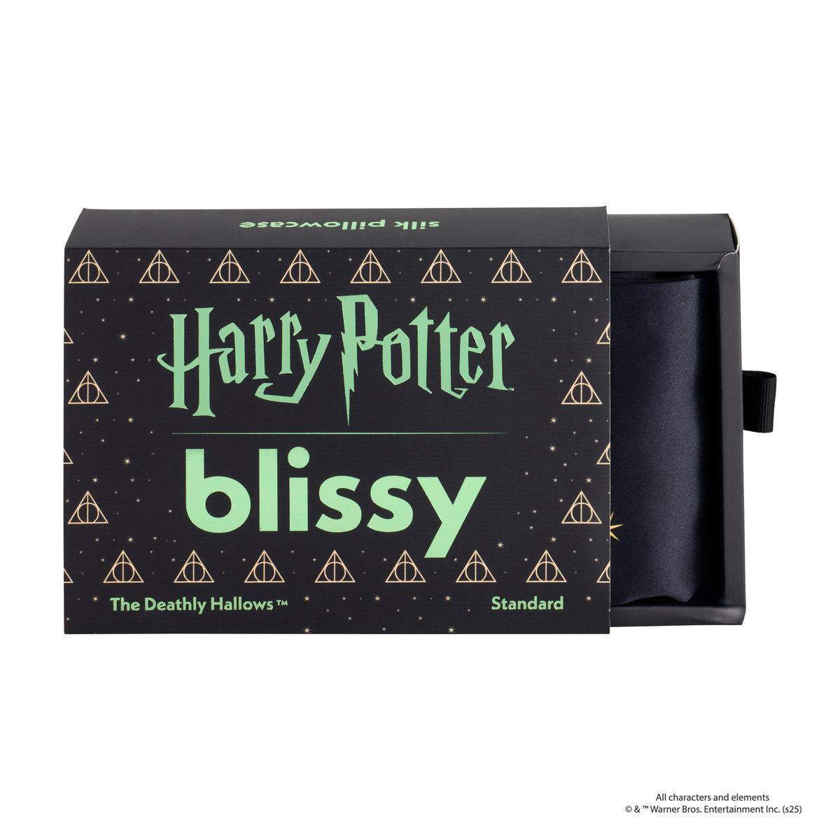 Blissy Harry Potter Silk Pillowcase Detail – King