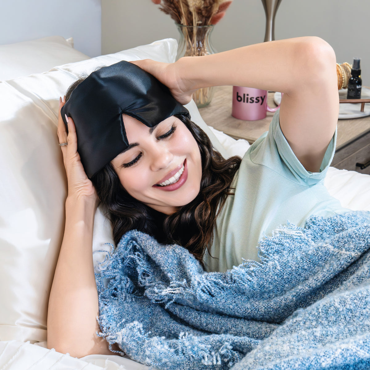 Sleep Mask - Black - Weighted