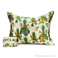 Pillowcase - White Lotus - Pineapple - Queen
