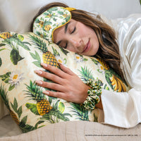 Pillowcase - White Lotus - Pineapple - Queen