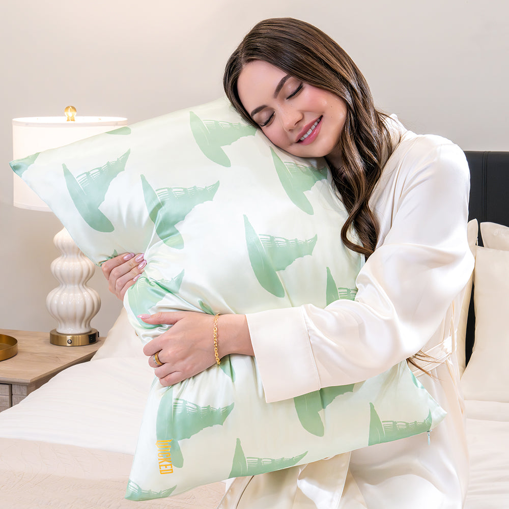 Wicked Pillowcase Close-Up – Blissy 22 Momme Silk