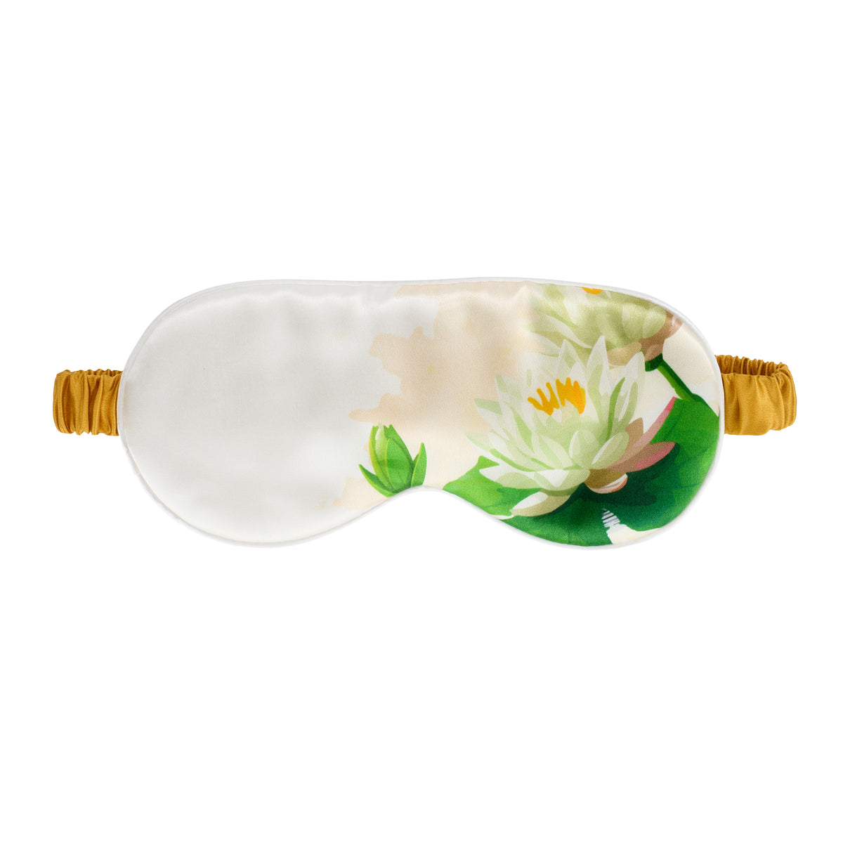 Zodiac Flower Sleep Mask Close-Up – Blissy 22 Momme Silk