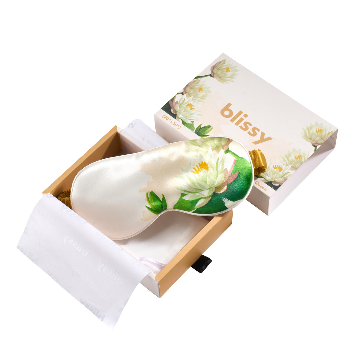 Zodiac Flower Mulberry Silk Sleep Mask – Blissy