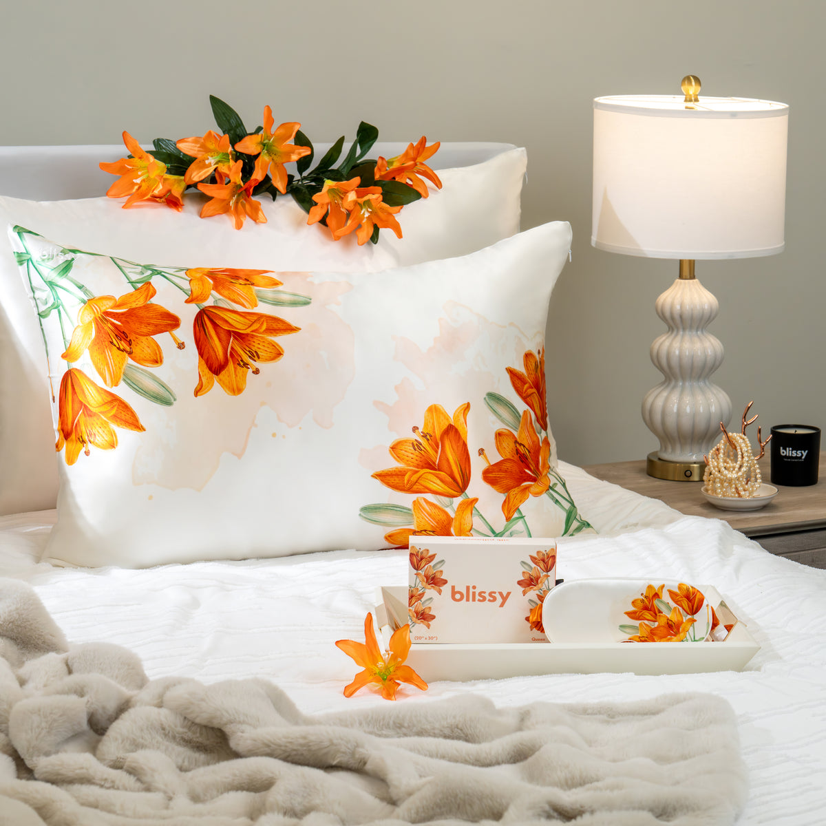 Standard Zodiac Flower Pillowcase – Blissy Premium Silk