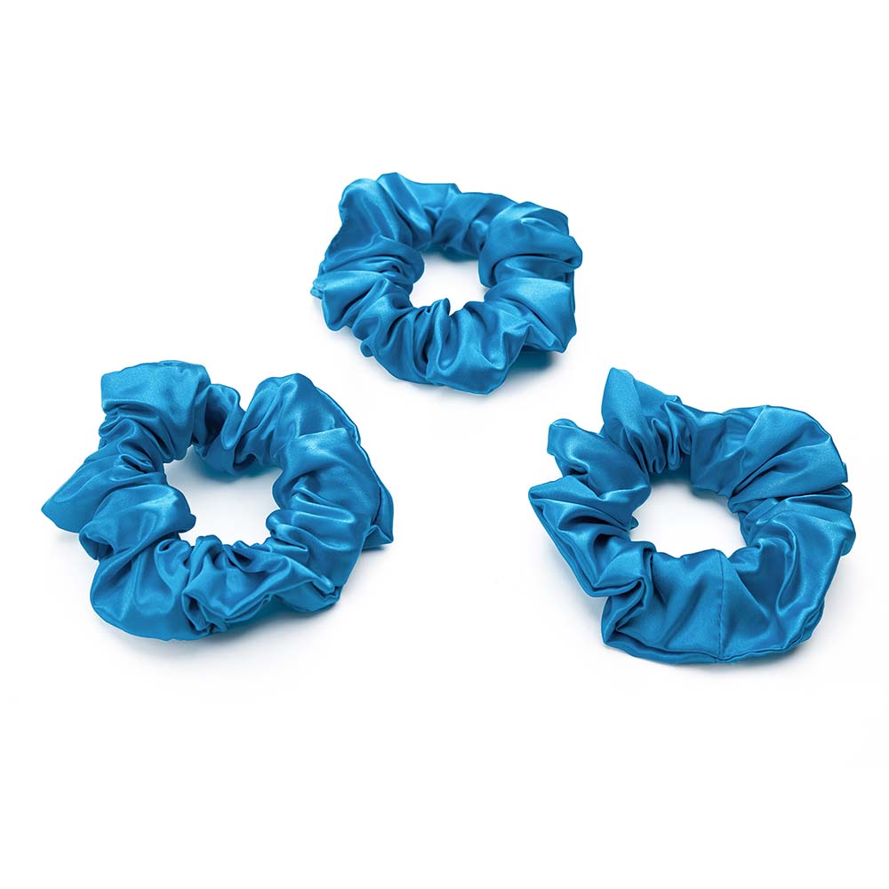 Blissy Aqua Silk Blissy Scrunchies Detail –