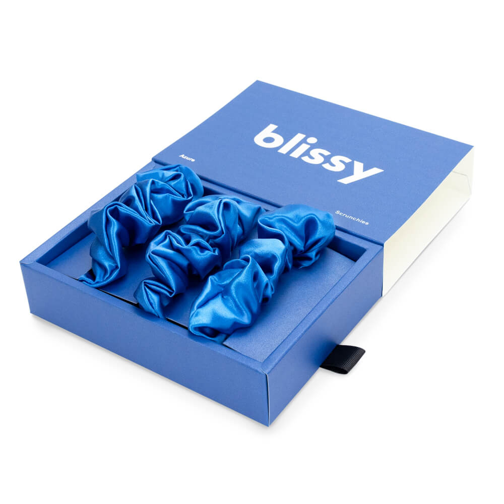 Blissy Scrunchies - Azure