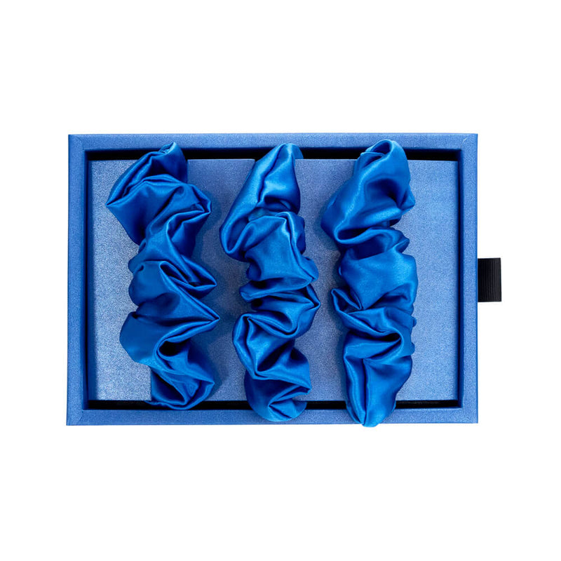 Blissy Scrunchies - Azure