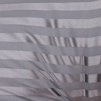 Pillowcase - Grey Striped - Queen