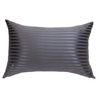 Pillowcase - Grey Striped - Standard