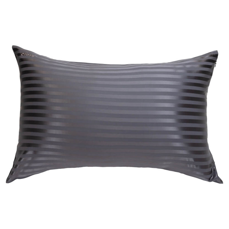 Pillowcase - Grey Striped - Queen