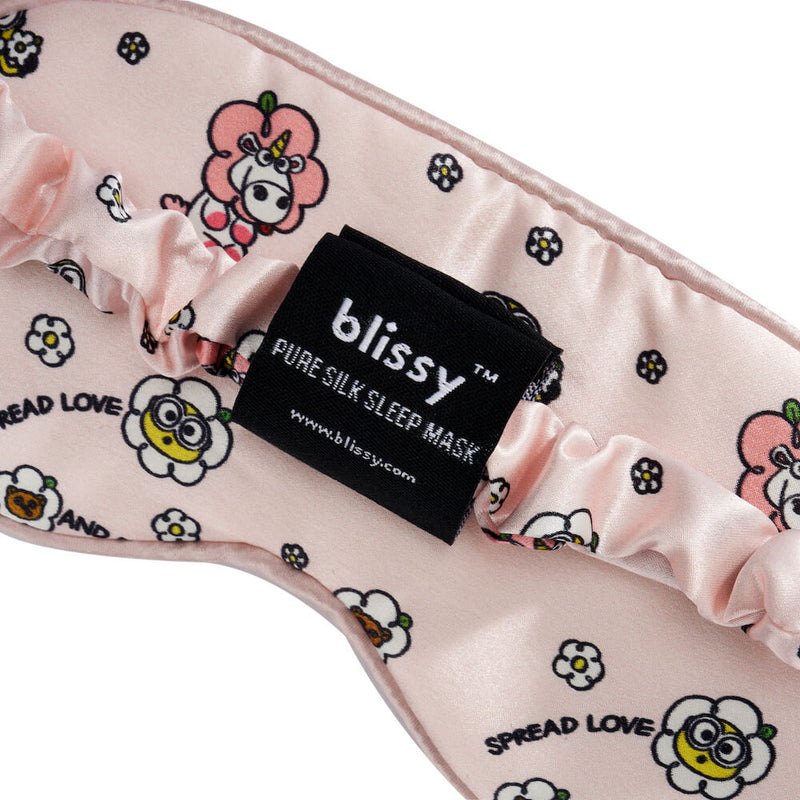 Junior Sleep Mask - Pink Bello Daisy Minions