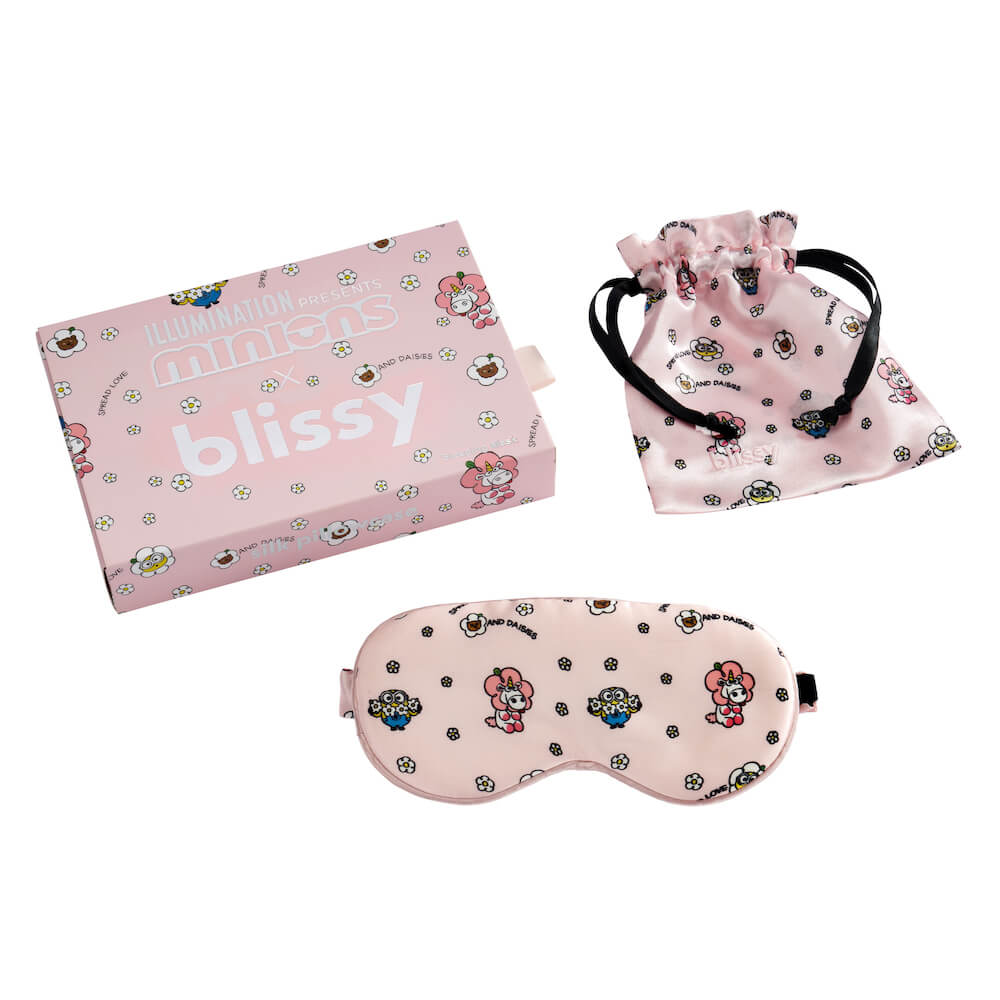 Junior Sleep Mask - Pink Bello Daisy Minions