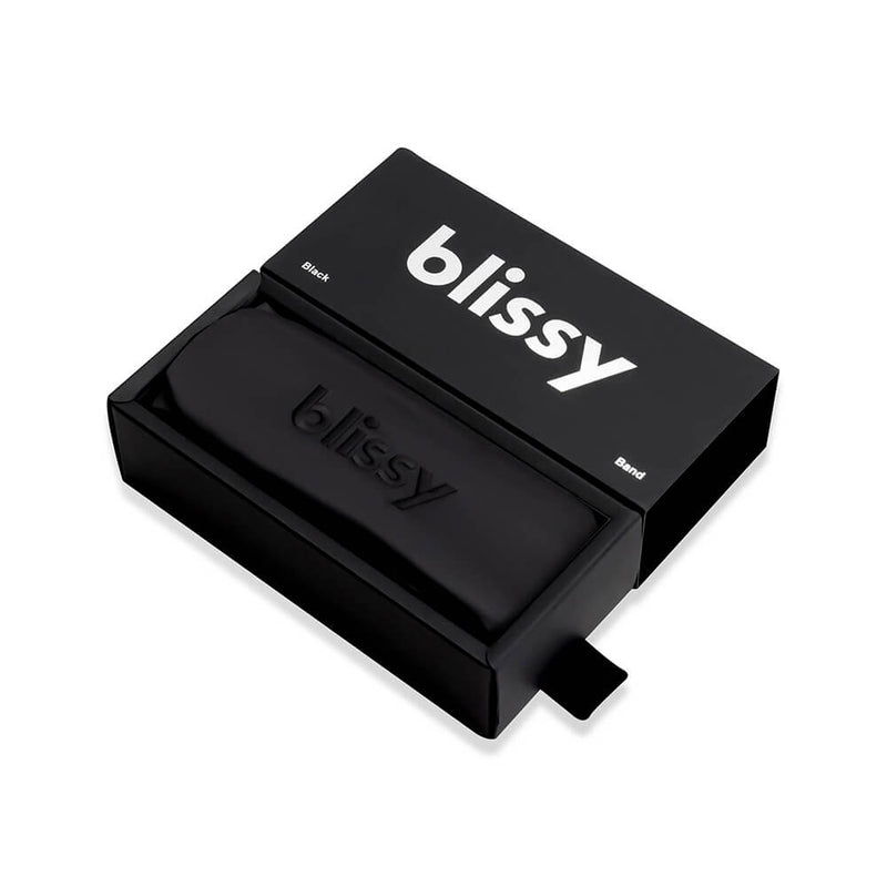Blissy Beauty Band - Black - Blissy Black Blissy Beauty Band – 22 Momme Mulberry Silk, 100% Silk