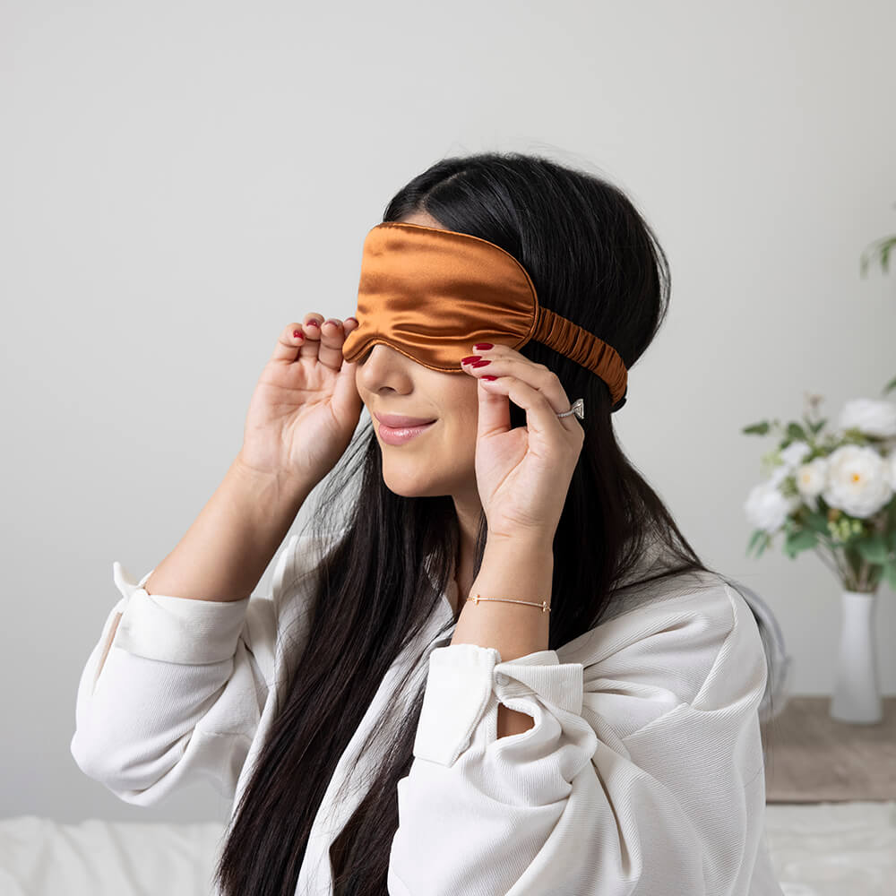 Bronze Mulberry Silk Sleep Mask – Blissy