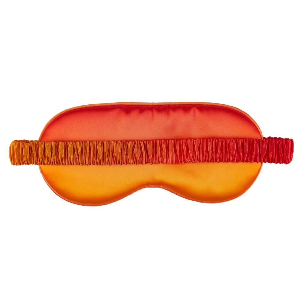 Orange Ombre Mulberry Silk Sleep Mask – Blissy