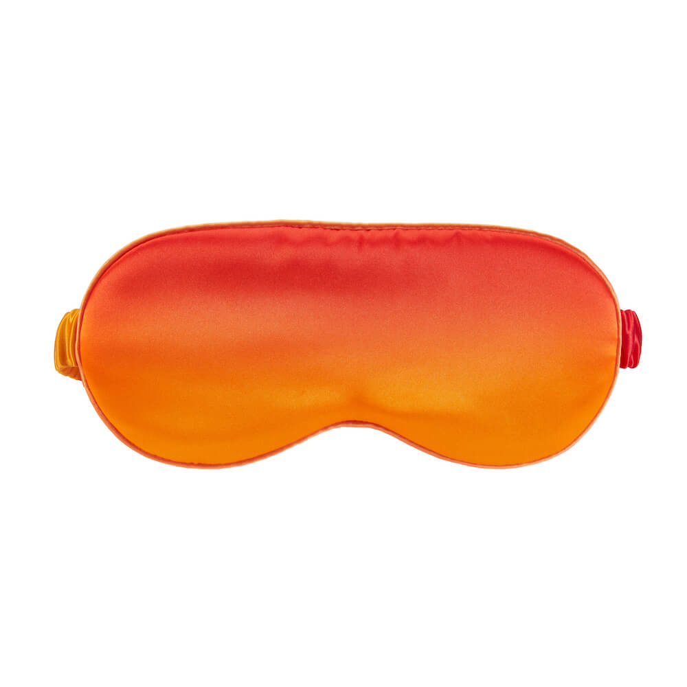 Blissy Mulberry Silk Sleep Mask – Orange Ombre