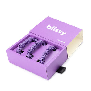 Blissy Skinny Scrunchies - Orchid