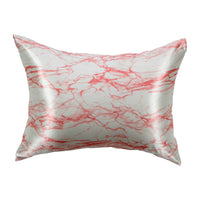 Pillowcase - Rose White Marble - King