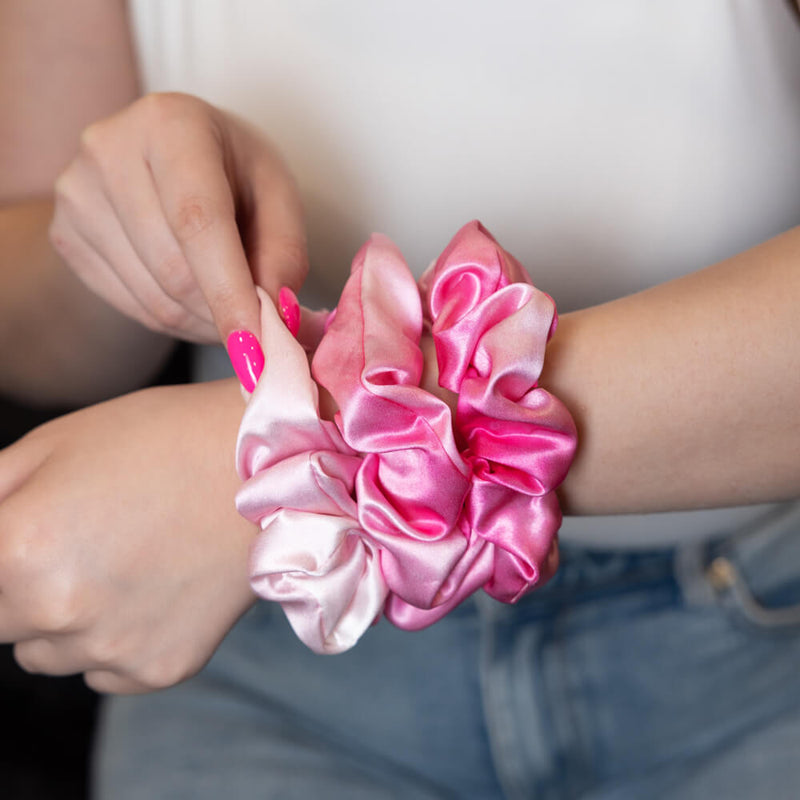 Blissy Scrunchies - Pink Tie-Dye