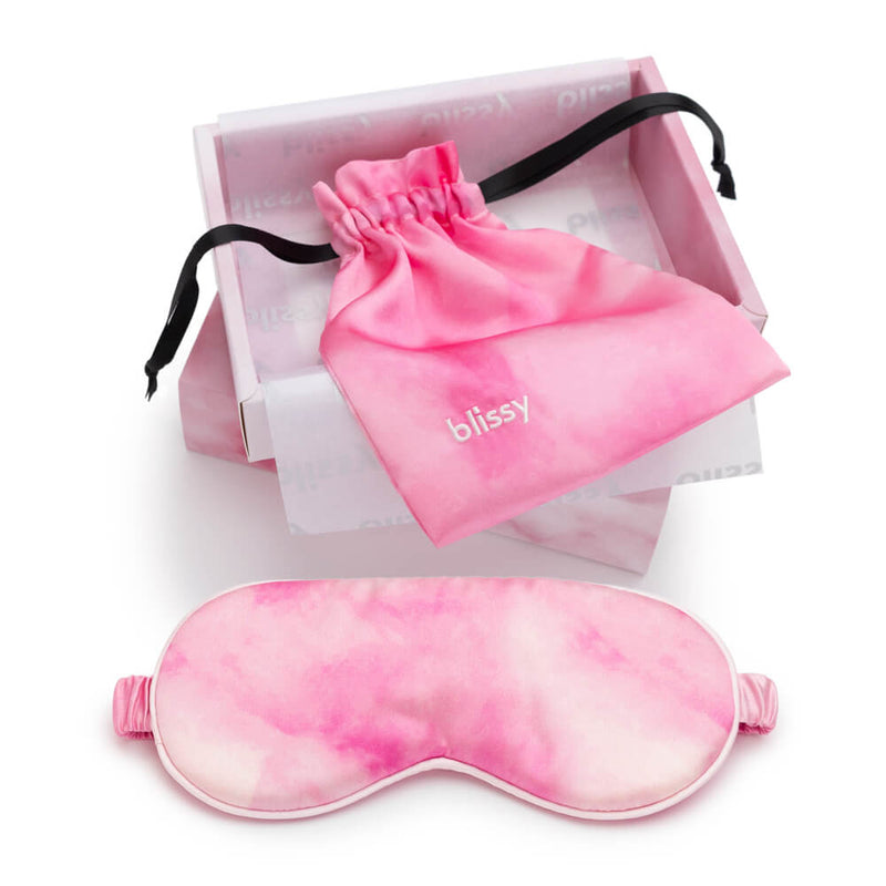 Sleep Mask - Pink Tie-Dye