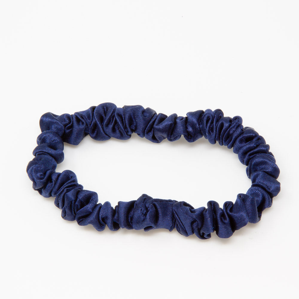 Blissy Mulberry Silk Blissy Skinny Scrunchies – Red, White, Blue