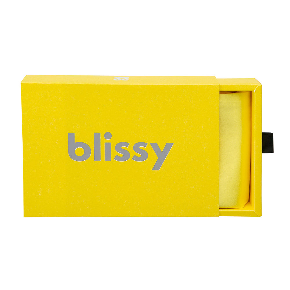 Standard Sunshine Yellow Pillowcase – Blissy Premium Silk