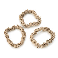 Blissy Skinny Scrunchies - Taupe