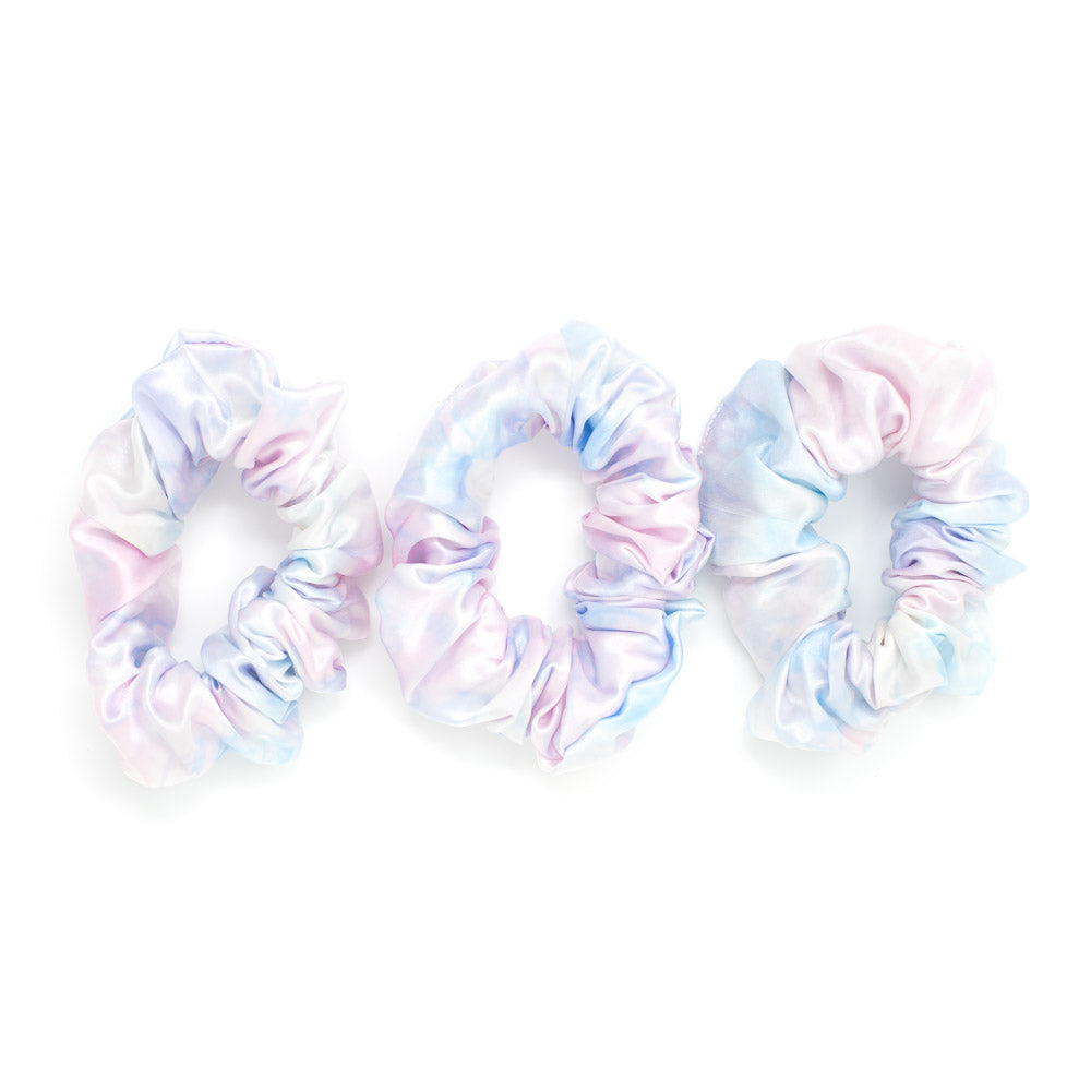 Blissy Tie-Dye Silk Blissy Scrunchies Detail –