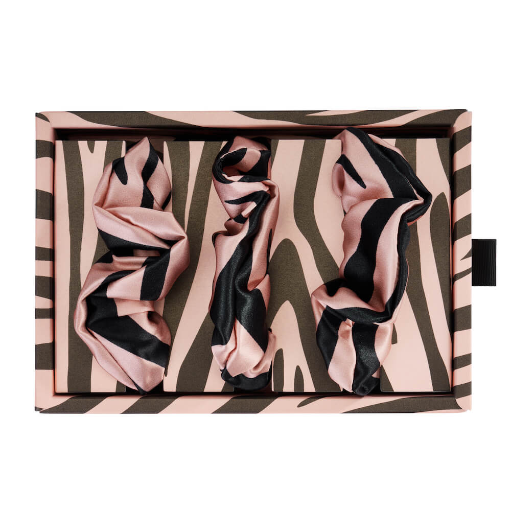 Tiger Mulberry Silk Blissy Scrunchies – Blissy