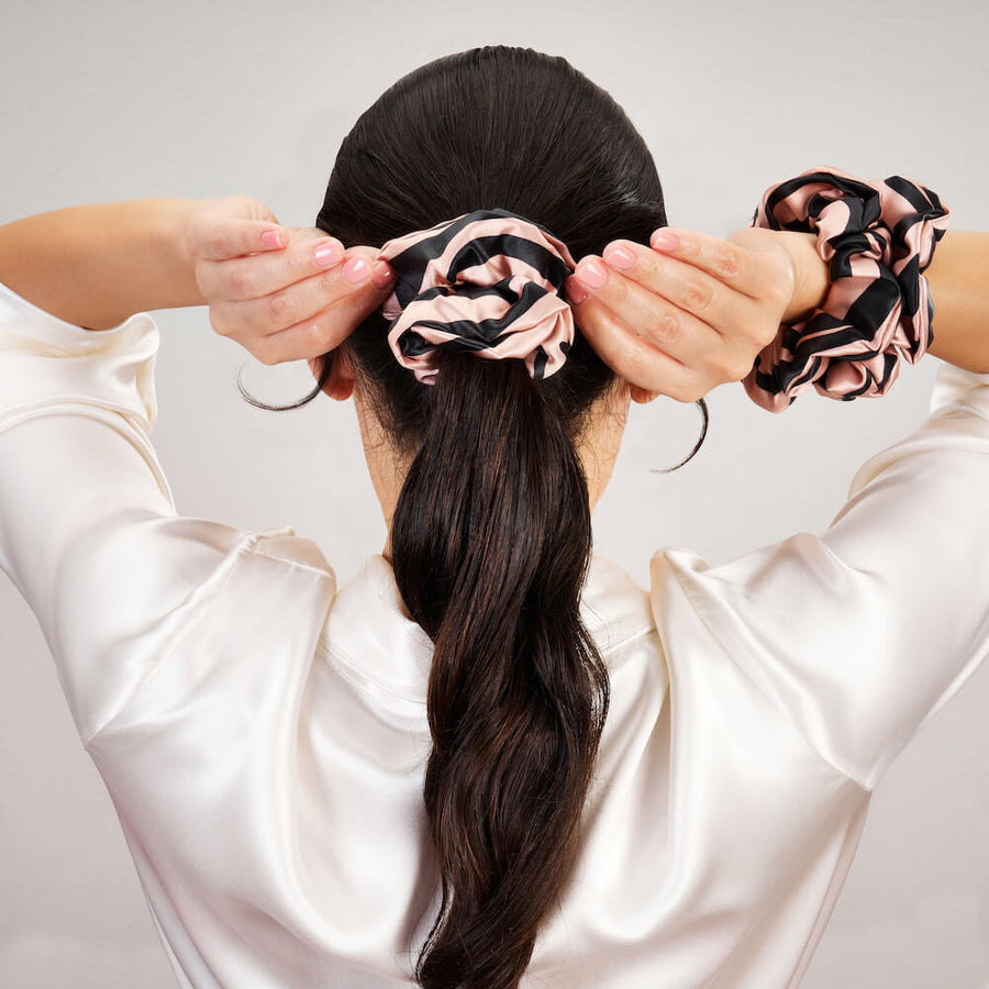 Blissy Mulberry Silk Blissy Scrunchies – Tiger