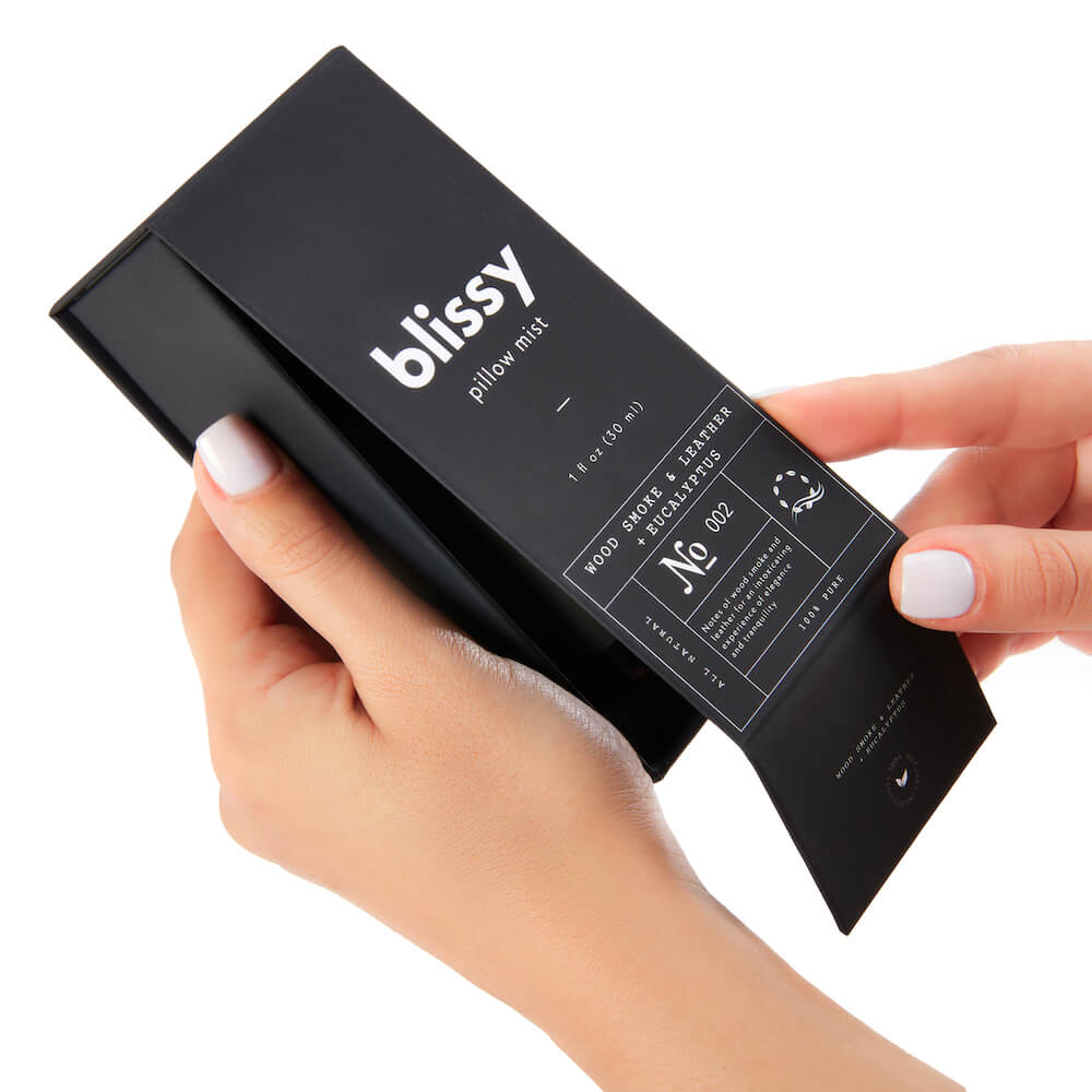 Blissy Sleep & Pillow Mist (Woodsmoke & Leather + Eucalyptus) – Blissy Premium Silk